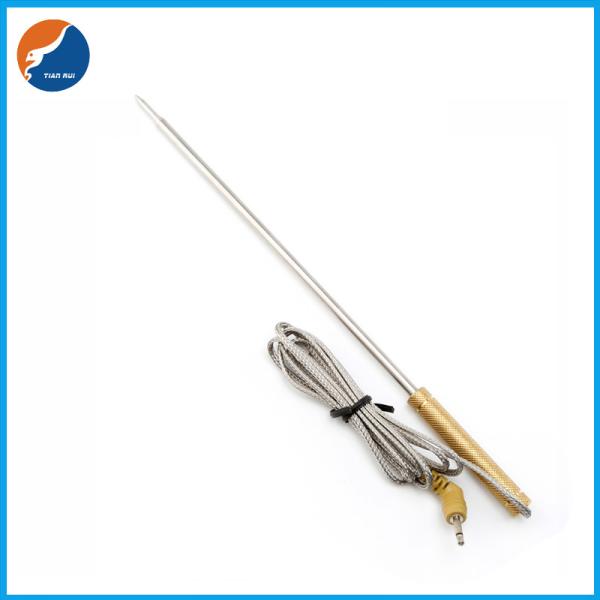 Cheap Food Grade SS304 Probe BBQ Temperature Sensor With Aluminum Handle for sale