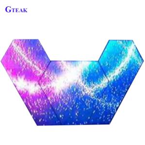 China Customized creative led pixel P5 mm indoor Nightclub full color video led dj booth display panels for disco on sale