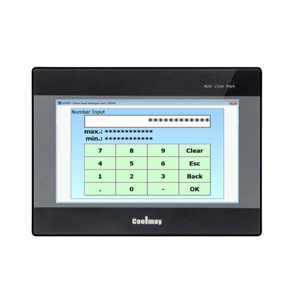 Cheap 217x154mm HMI PLC All In One High Speed Counting 6 Channels Single Phase 60KHz for sale