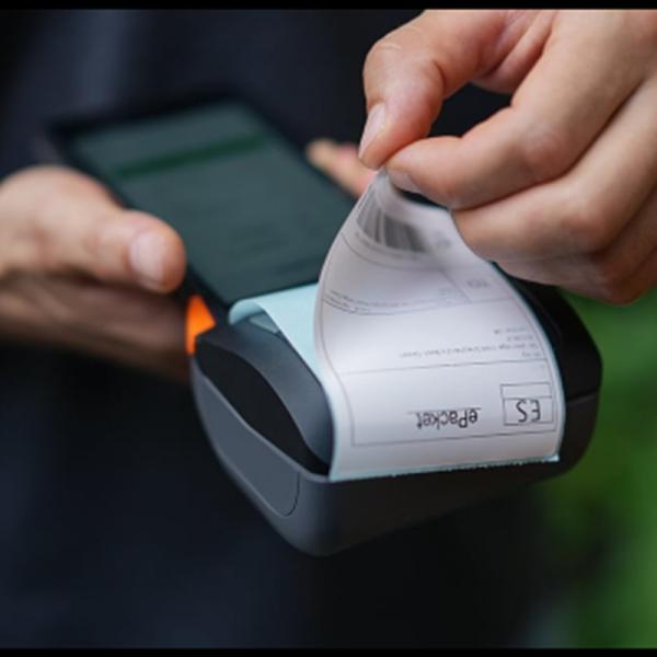 Cheap Print Receipt Mobile POS  Terminal Cortex-A53 Core With 2GB RAM 16GB ROM for sale