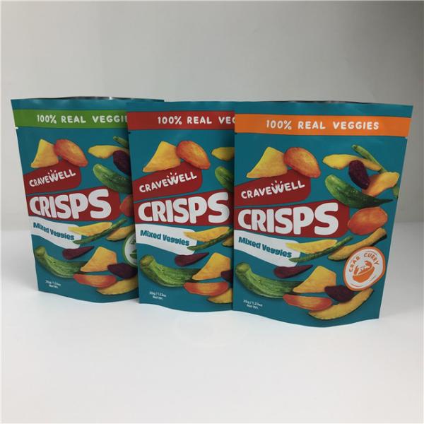 Cheap Custom Order Accepted Snack Chips Bag Packaging with Resealable and Screen Printing Features for sale