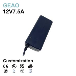 12V 7.5A Desktop Power Adapter For Barcode Printer Network Equipment Foot Massager