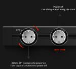 Best Removable Household Kitchen Rail Track Power Socket Surface Mounted wholesale