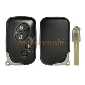 Best Lexus 4 Buttons Smart Key Shell with Emergency Key Insert wholesale