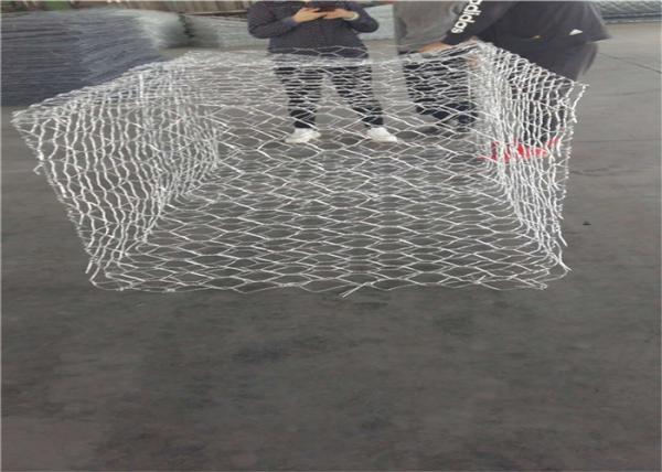 Cheap 8x10cm Gabion Box Hexagonal Hole Galvanized Anticorrosive for sale