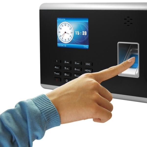 Cheap Office Employee Keypad 9V Fingerprint Attendance Machine for sale