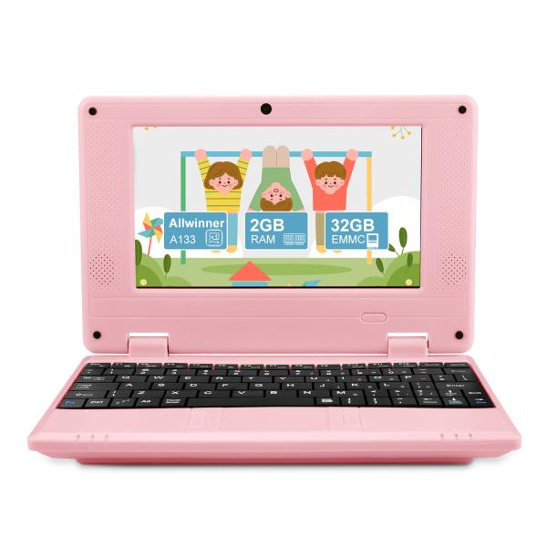 Cheap 12 OS Android Laptop Computer HD Screen 7 Inch Android Laptop Education Tool For Kids for sale