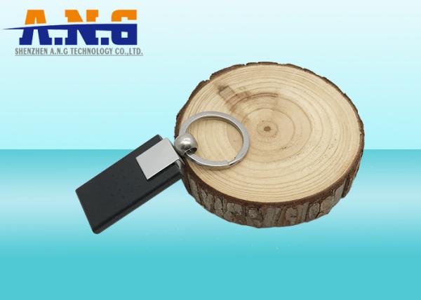 Cheap Printed Passive Black ABS Rfid Key Fob for Access Control Systems and Security for sale
