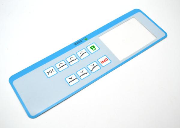 Cheap Embossed Flat Keys Membrane Switch Panel , Membrane Switch Keypad for sale