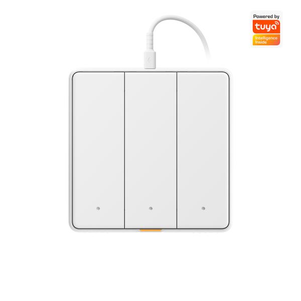 Cheap Tuya WIFI touch Switch Smart home with Type C Timing Voice App Alexa, Google Home RF433 Smart EU Wall Light Button Switch for sale