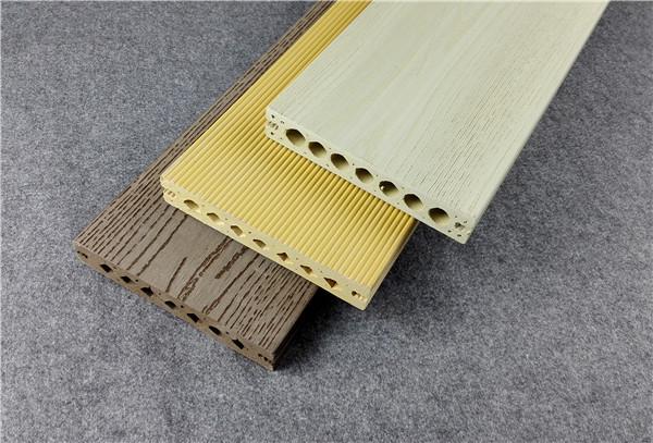Cheap Beige Colorable WPC Composite Wood Decking High Fire-resistance for sale