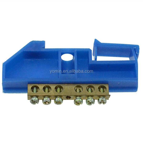 Cheap Din Rail Copper terminal block / Electrical Meter Terminal Blocks for sale