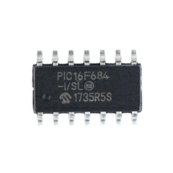 Cheap PIC16F684-I/SL 8-bit Microcontroller MCU 3.5KB 128 RAM 12 I/O SOIC-14 for sale