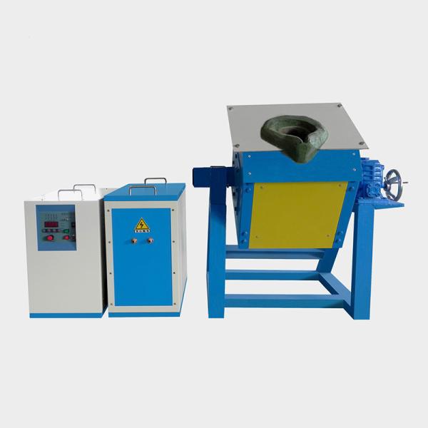 Cheap Small Induction Melting Furnace 10 - 50kg Capacity Igbt Induction Furnace Easy Operation for sale