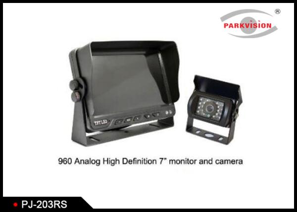 Cheap 4.3" Color Bus Reverse Camera Monitor With Camera And Ultrasonic Sensors for sale