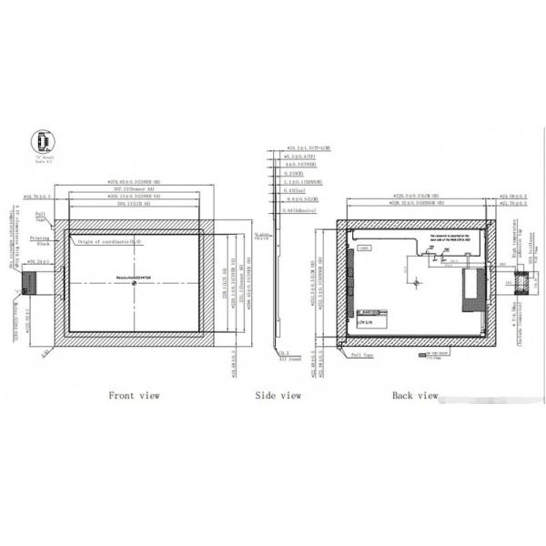 Cheap 15 Inch Capacitive Touch Panel Screen TFT Projected With Microchip Controller IC for sale