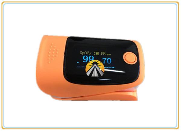 Cheap OLED Display Pulse Oxygen Finger Monitor , Precise Portable Finger Pulse Oximeter for sale