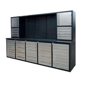 Industrial Storage Tool Cabinet Heavy Duty Metal Work Bench for Garage Store Tools