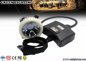 Best 3.7V IP67 CREE Mining Cap Lights With Rear Warning Light Atex Certification wholesale