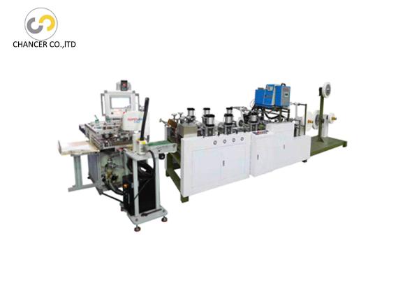 Cheap Automatic square bottom flat rope paper handle pasting machine for sale