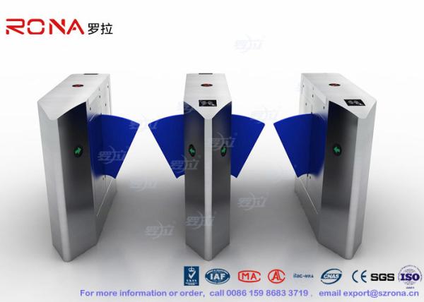 Cheap ZK Access Optical Swing Gate Turnstile / Controlled Access Flap Berrier System for sale