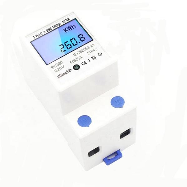 Cheap New style Mini Size DIN rail Digital panel meter multi-function energy meter for sale