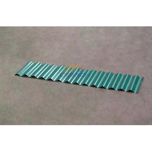 High Efficiency Blue Color Corrugated Forming Machine With Mitsubishi PLC