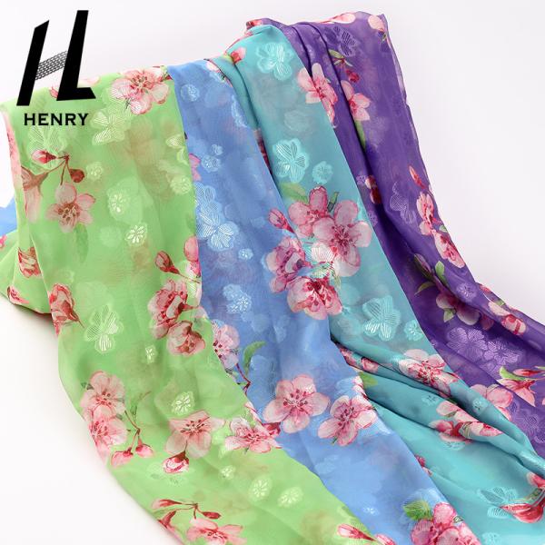 Cheap Custom Pattern Chiffon Fabric Print Mesh For Decoration Accessories for sale