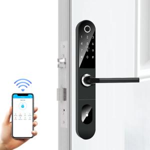 Best Multifunctional Wifi Smart Keypad Door Lock Rfid AAA wholesale