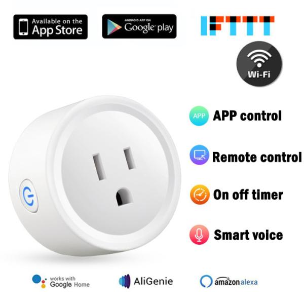 Cheap 1100W/2860W/3520W Wifi Smart Power Plug Google Home for sale