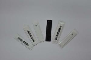 Best Frequency 58kHz Custom Printed Barcode Labels for EAS bag , 10.8mm Width wholesale