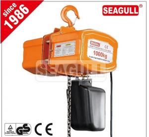 China CE Approved Electric Chain Hoist With Hook , High Efficiency Construction Lifting Equipment on sale