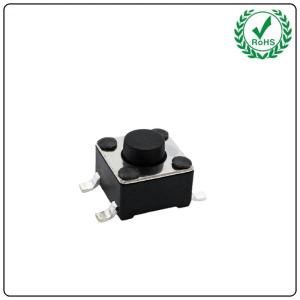 4.5x4.5 Patch Copper Foot 4 Pin Tactile Switch Vertical For Induction Cooker
