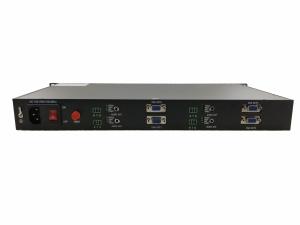 China 4 channels Analog Video Signal Bnc Coaxial VGA RS422 Data BNC To Fiber Optical Converter 1080P on sale