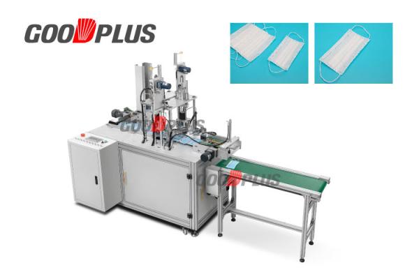Cheap New patent High Speed High Quality elastic ear loop fix machine with mask auto feeder for sale