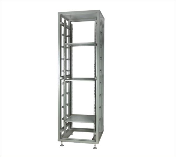 Telecom Network Frame / Network Server Cabinet Open Rack With Adjusted Fixing