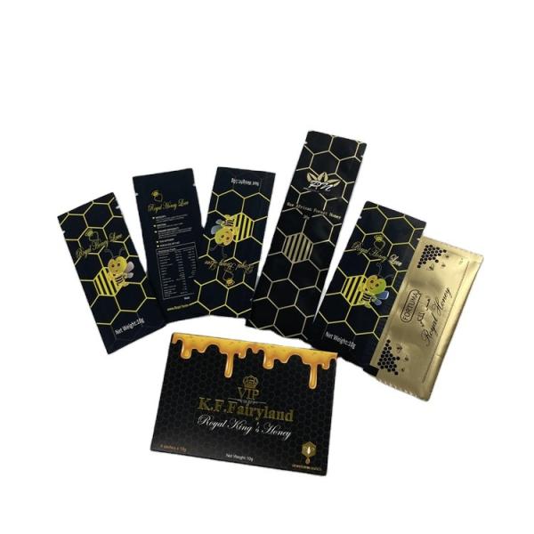 Cheap Bee Jelly Herbal Honey Plastic Pouches Packaging 100% Natural for sale