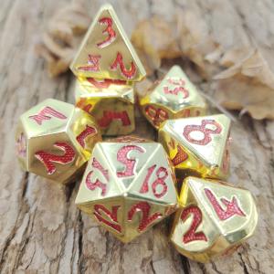 Best Luxury Polyhedral Dice Set Of D4, D6, D8, D10, D12, D20 And D% For RPG Card Games wholesale