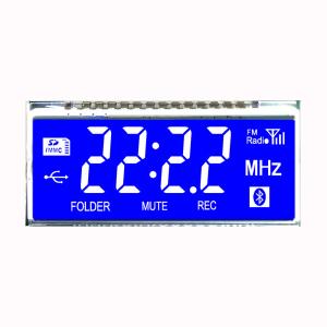 2.6inch FSTN LCD Segment Display Thermostat Black Background