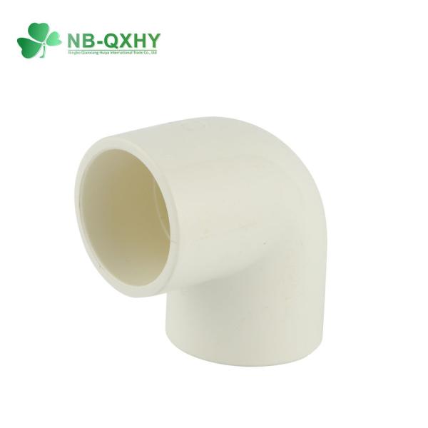 Cheap Plastic UPVC ASTM Sch40 PVC Pipe Fitting 90 Degree Elbow 1/2" for Plumbing System for sale