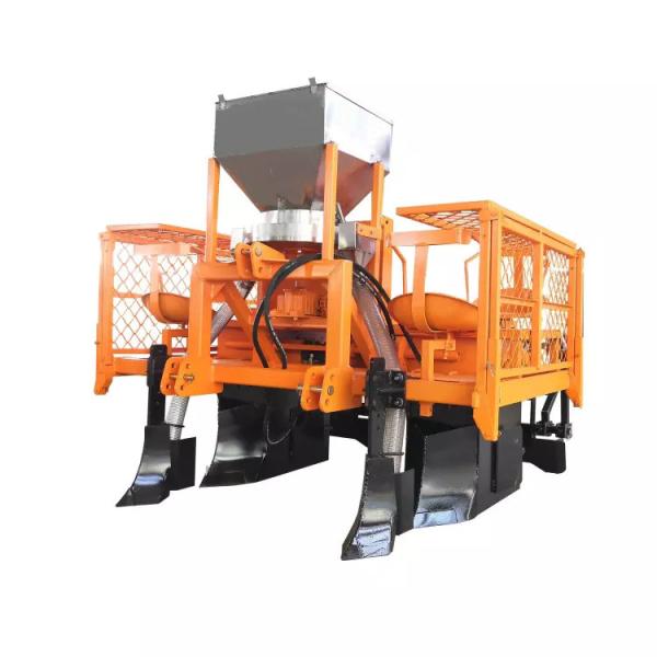 Cheap Double Rows Sugarcane Planter Machine , 0.3ha/H Combine Planter for sale