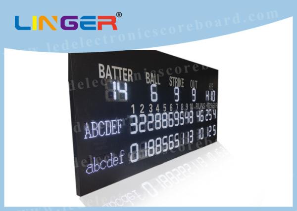 Cheap Multi Purpose LED Baseball Scoreboard Remote Control With Time Function for sale