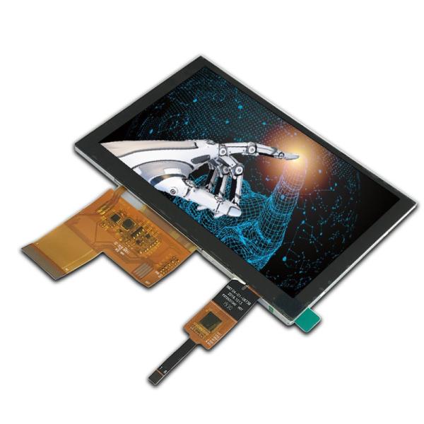 Cheap ISO9001 800x480 Lcd Touch Display Module RGB 40 Pin FPC Connector for sale