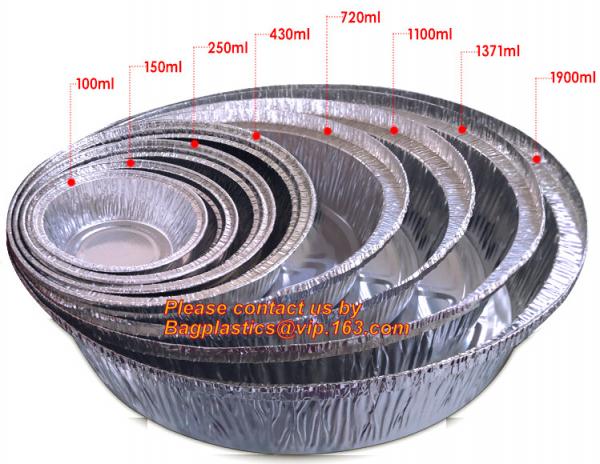 Popular household kitchen food packing aluminum foil container/pan/tray,Disposable Aluminium Foil Containers for Food Pa