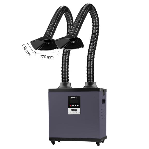 Cheap KNOKOO FED200 Black Welding Fume Extractor Multi Station Workshop Fume Extractor for sale