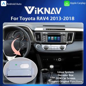 China Viknav Linux System For Toyota RAV4 2013-2018 Decoder Box Wireless Apple CarPlay Android Auto Only Support Original Car on sale