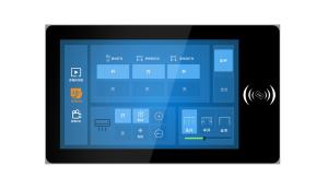 China 350 Cd/M2 18.5 Industrial Touch Panel PC IC Card Reader Wall / Flush Installation on sale