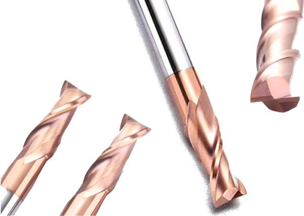 Cheap 2 Flute CNC End Mill Cutter / High Feed Extra Long Reach Carbide End Mills for sale