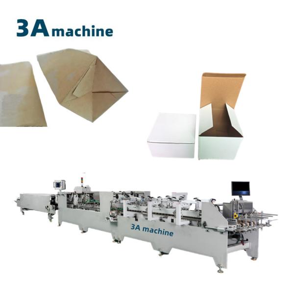 Cheap Paper Processing Machinery Dual- Lock Bottom Folding Gluing Machine for Corrugated Boxes for sale