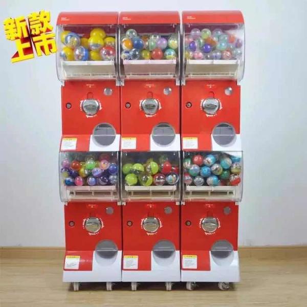 Cheap Candy Dispenser Bounce Ball Gum Capsule Vending Machines / Prize Machine Games for sale